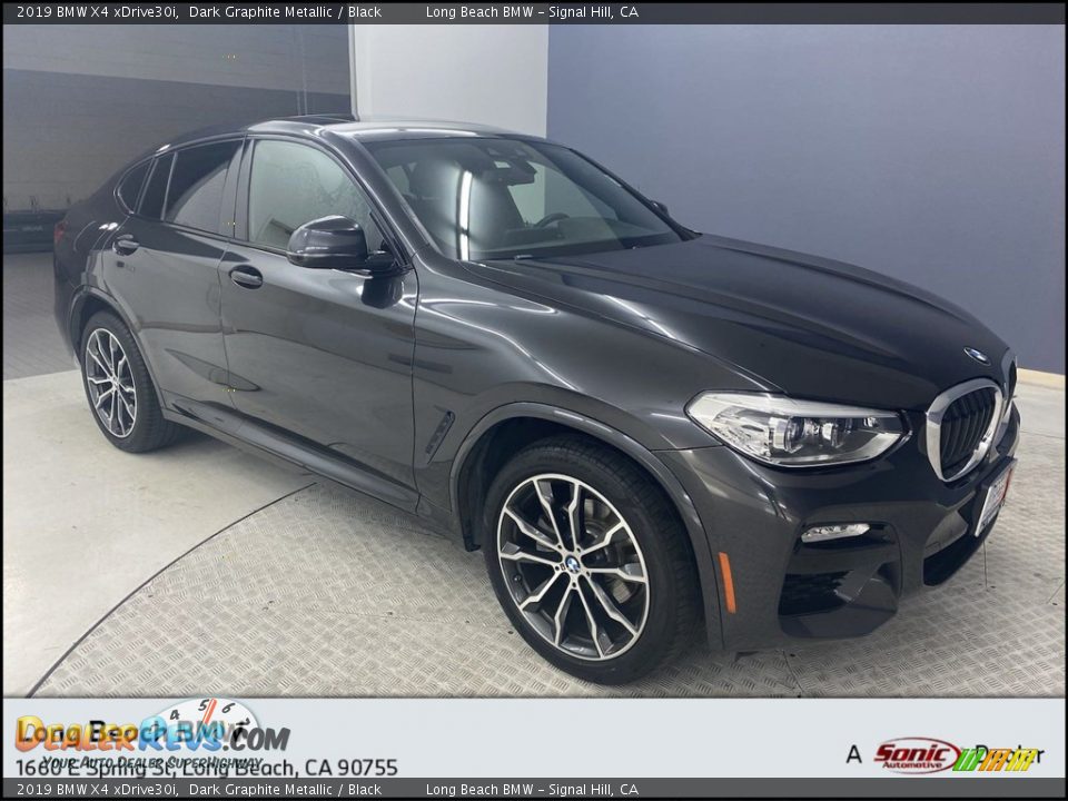 2019 BMW X4 xDrive30i Dark Graphite Metallic / Black Photo #1