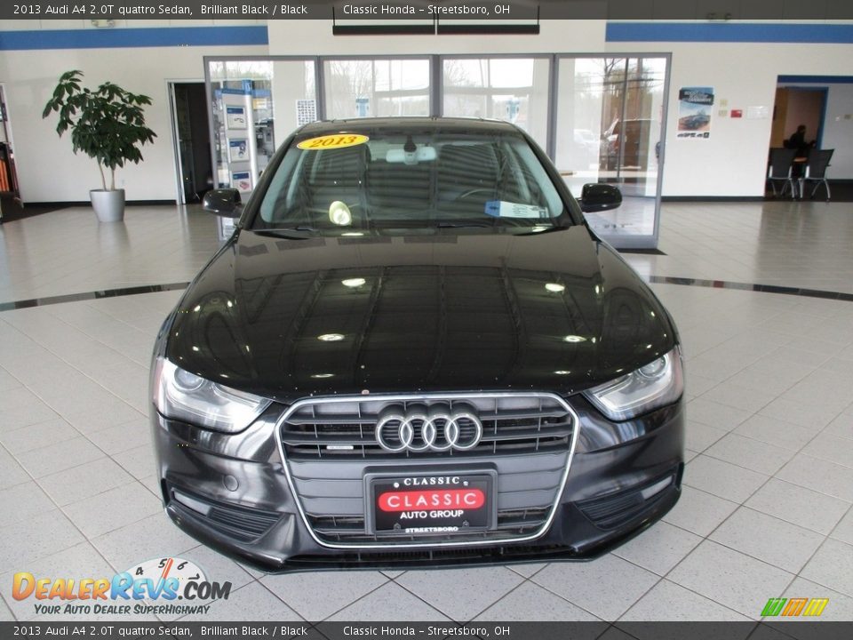 2013 Audi A4 2.0T quattro Sedan Brilliant Black / Black Photo #2
