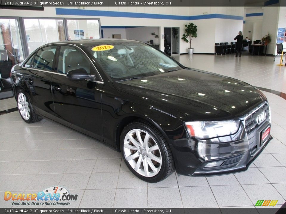 2013 Audi A4 2.0T quattro Sedan Brilliant Black / Black Photo #3