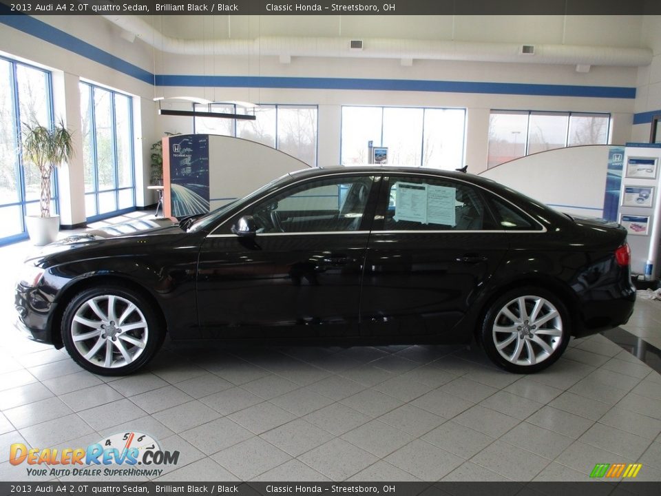 2013 Audi A4 2.0T quattro Sedan Brilliant Black / Black Photo #10