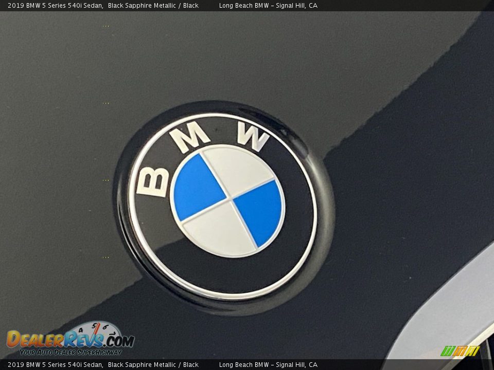 2019 BMW 5 Series 540i Sedan Black Sapphire Metallic / Black Photo #7