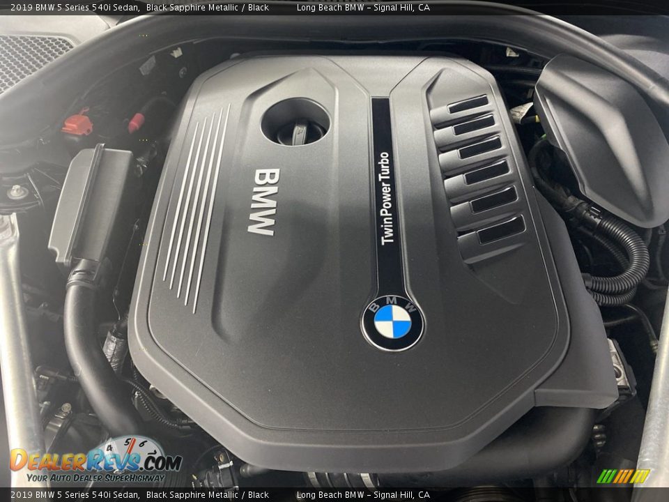 2019 BMW 5 Series 540i Sedan Black Sapphire Metallic / Black Photo #11