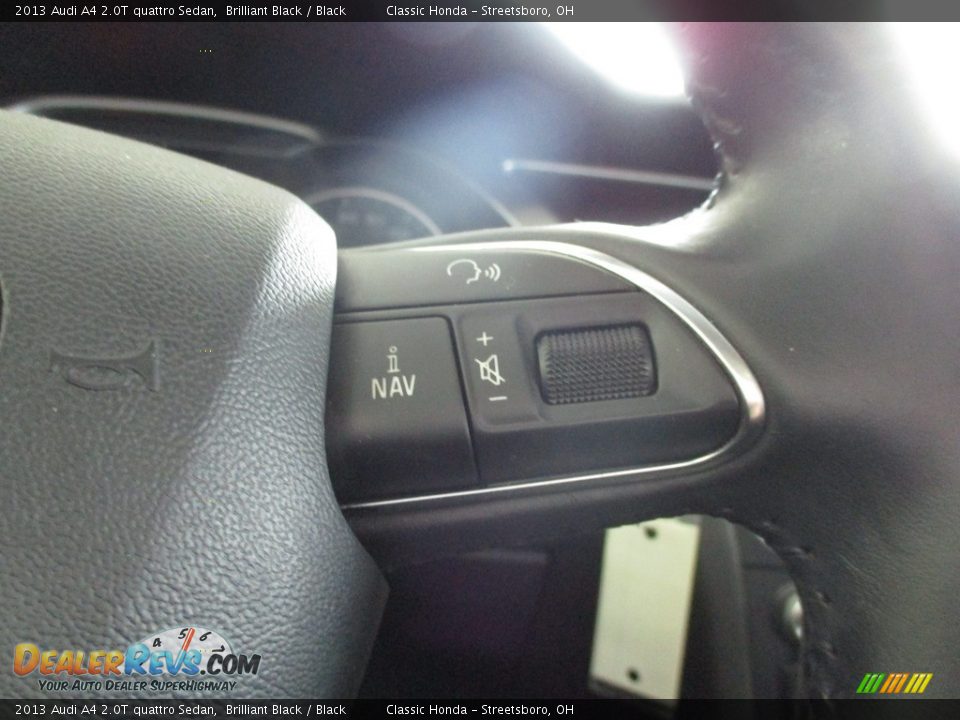 2013 Audi A4 2.0T quattro Sedan Brilliant Black / Black Photo #31