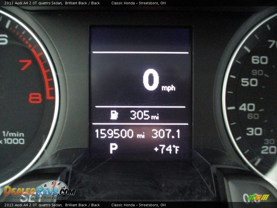 2013 Audi A4 2.0T quattro Sedan Brilliant Black / Black Photo #32