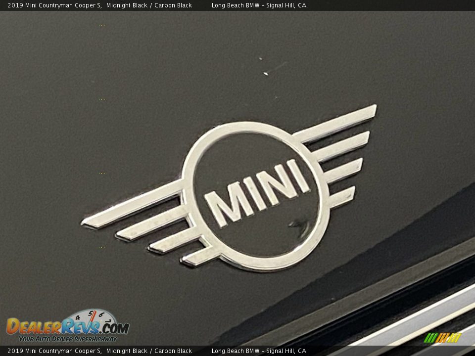 2019 Mini Countryman Cooper S Midnight Black / Carbon Black Photo #8