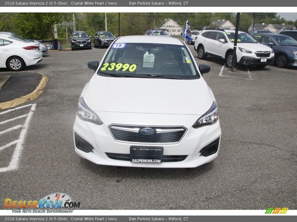 2019 Subaru Impreza 2.0i 5-Door Crystal White Pearl / Ivory Photo #2