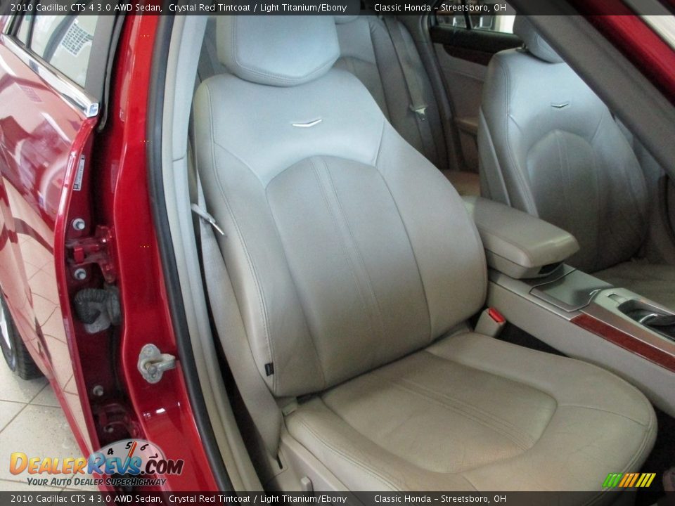 2010 Cadillac CTS 4 3.0 AWD Sedan Crystal Red Tintcoat / Light Titanium/Ebony Photo #18