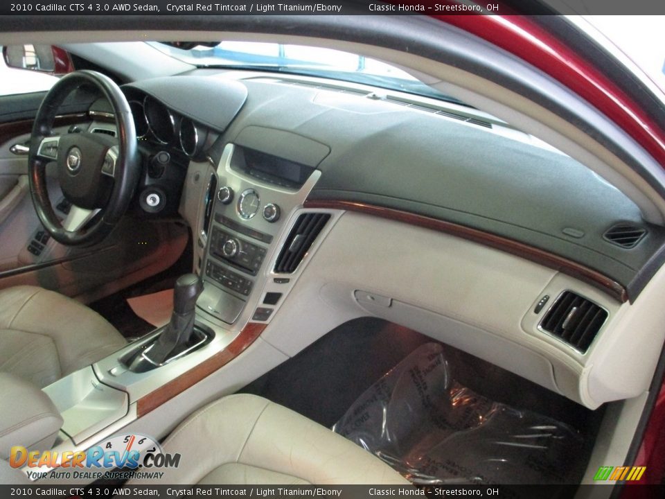 2010 Cadillac CTS 4 3.0 AWD Sedan Crystal Red Tintcoat / Light Titanium/Ebony Photo #19