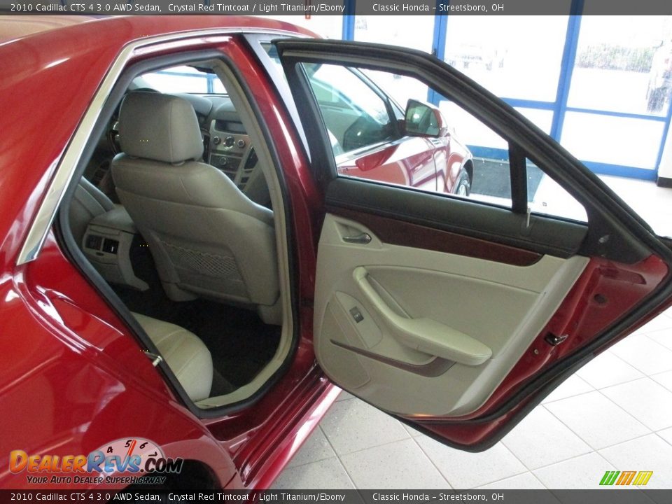 2010 Cadillac CTS 4 3.0 AWD Sedan Crystal Red Tintcoat / Light Titanium/Ebony Photo #20