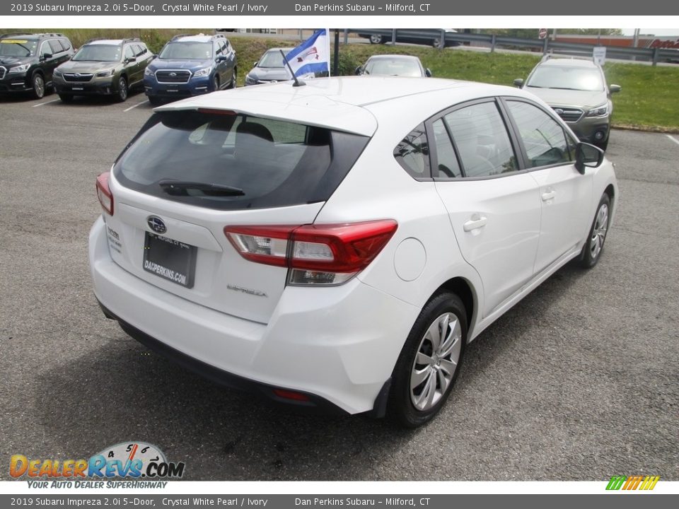 2019 Subaru Impreza 2.0i 5-Door Crystal White Pearl / Ivory Photo #5