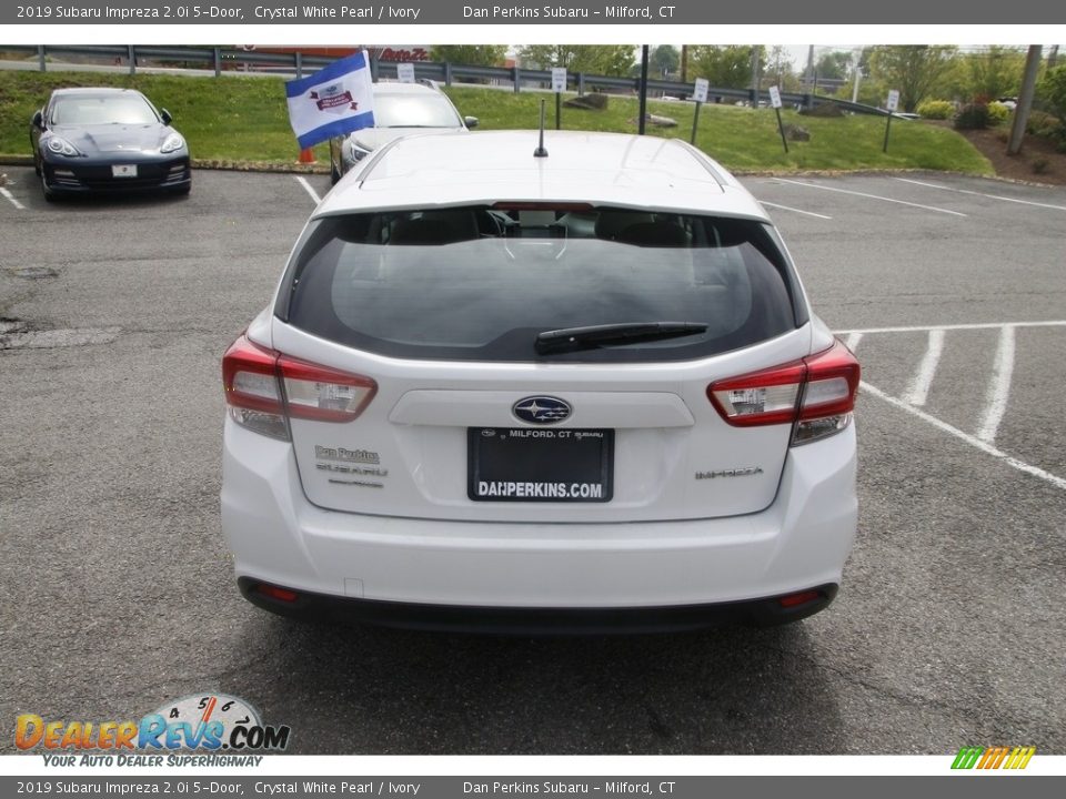 2019 Subaru Impreza 2.0i 5-Door Crystal White Pearl / Ivory Photo #6