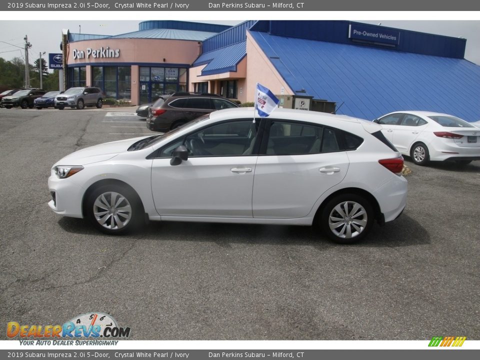 2019 Subaru Impreza 2.0i 5-Door Crystal White Pearl / Ivory Photo #8