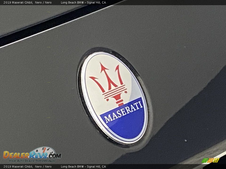 2019 Maserati Ghibli Nero / Nero Photo #7