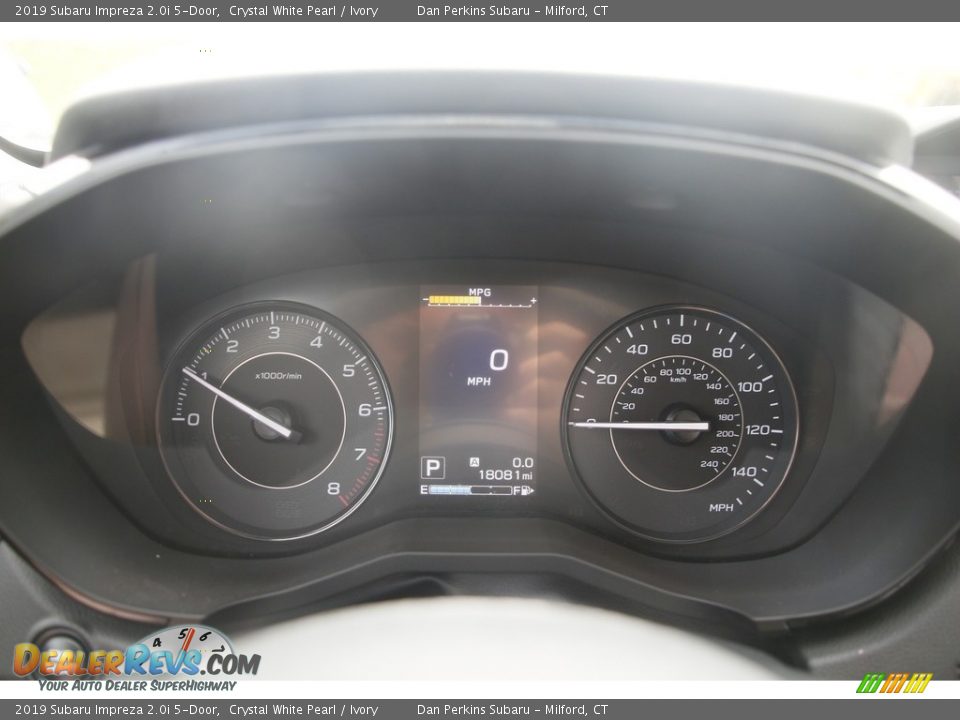 2019 Subaru Impreza 2.0i 5-Door Crystal White Pearl / Ivory Photo #17