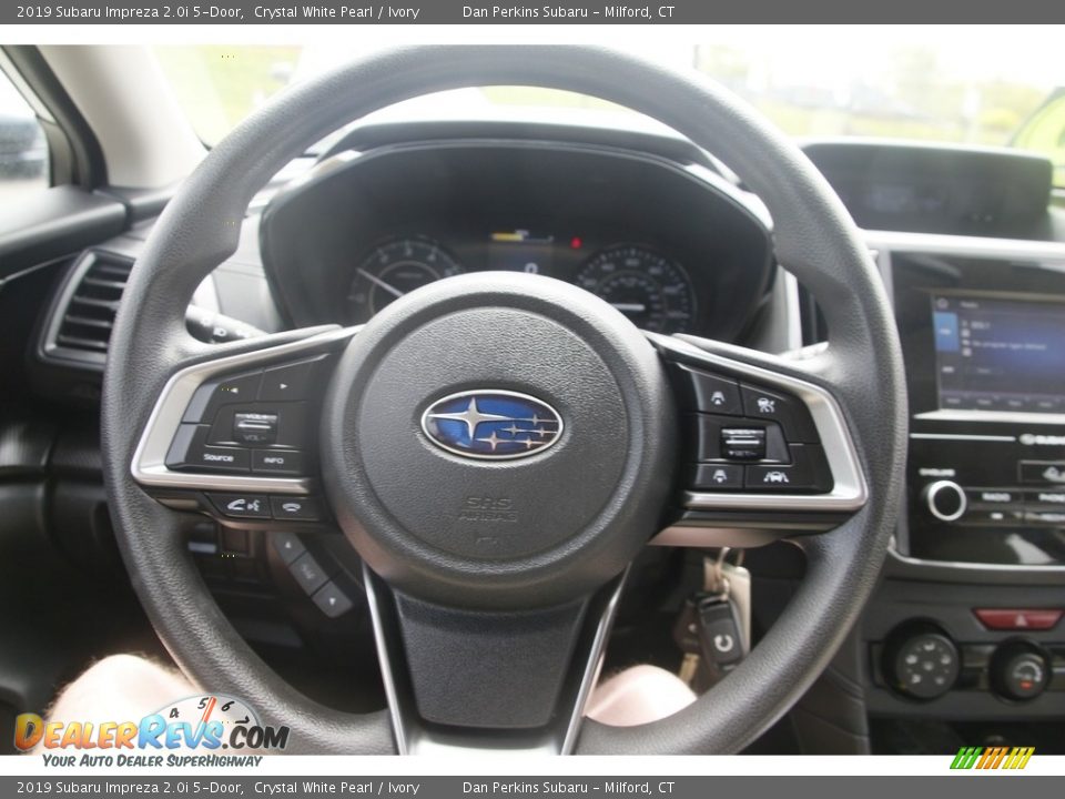 2019 Subaru Impreza 2.0i 5-Door Crystal White Pearl / Ivory Photo #18