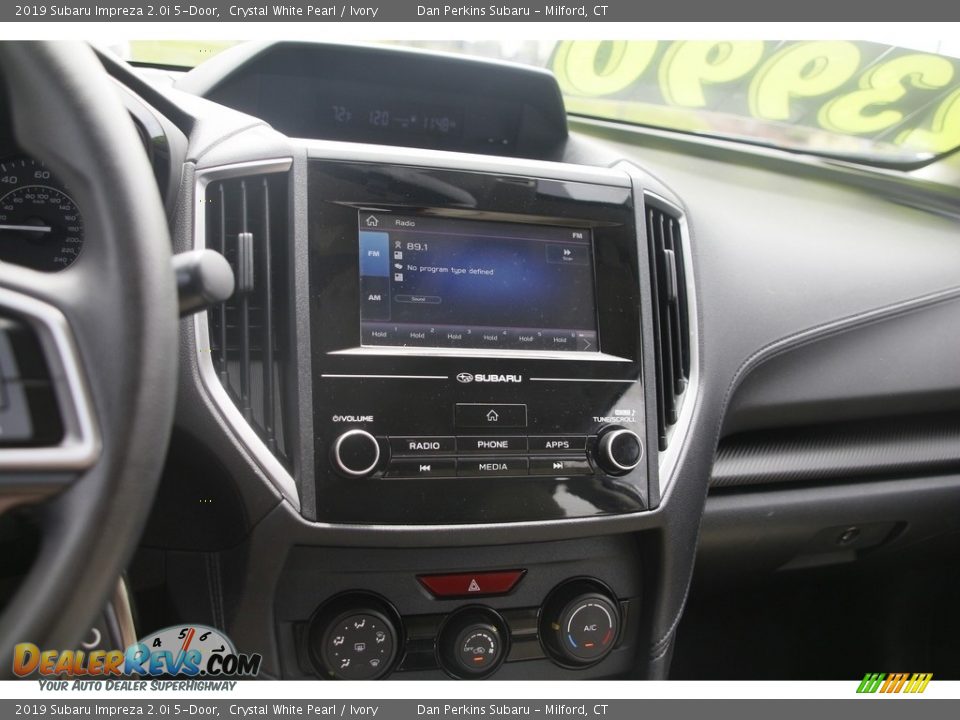 2019 Subaru Impreza 2.0i 5-Door Crystal White Pearl / Ivory Photo #19
