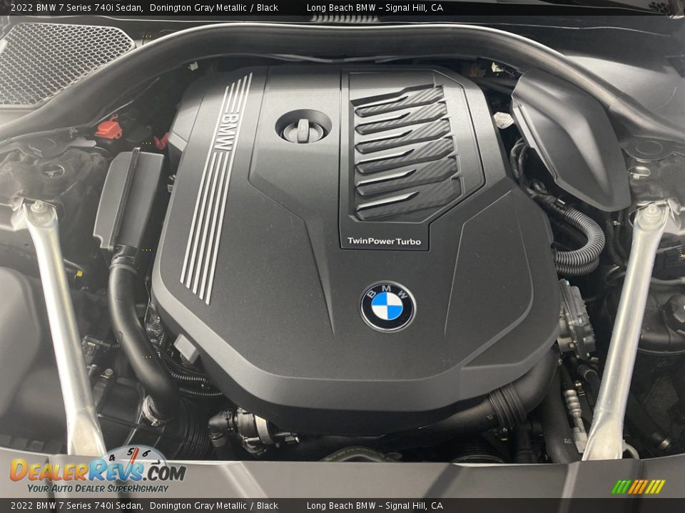 2022 BMW 7 Series 740i Sedan 3.0 Liter M TwinPower Turbocharged DOHC 24-Valve Inline 6 Cylinder Engine Photo #6