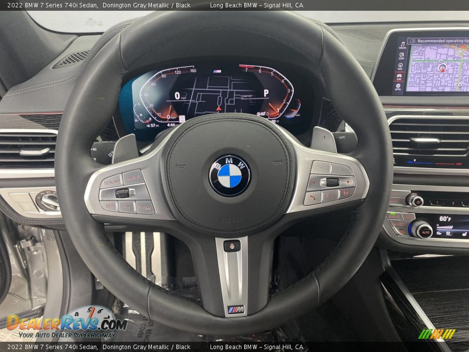2022 BMW 7 Series 740i Sedan Steering Wheel Photo #12