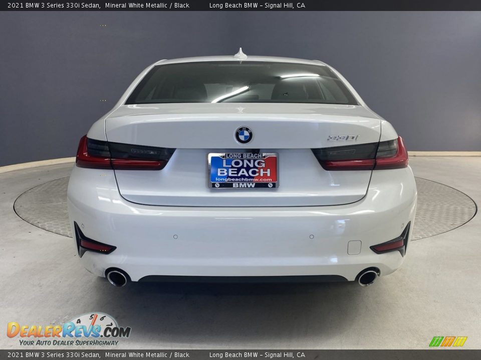 2021 BMW 3 Series 330i Sedan Mineral White Metallic / Black Photo #4