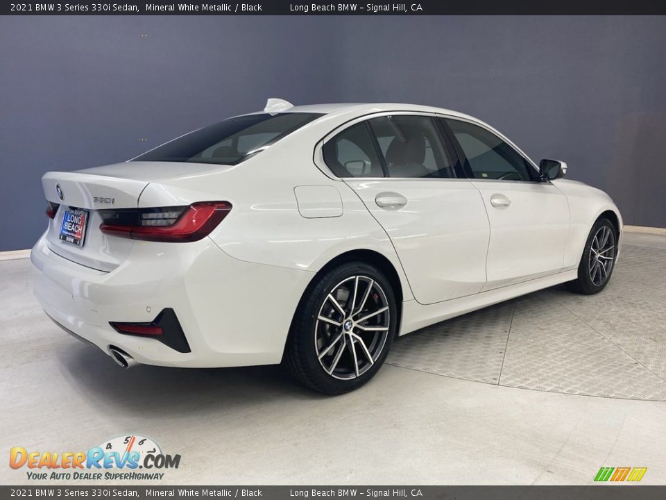 2021 BMW 3 Series 330i Sedan Mineral White Metallic / Black Photo #5