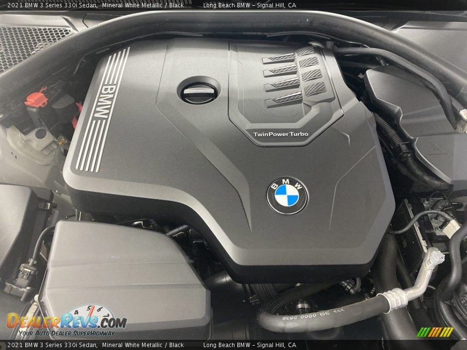 2021 BMW 3 Series 330i Sedan Mineral White Metallic / Black Photo #11