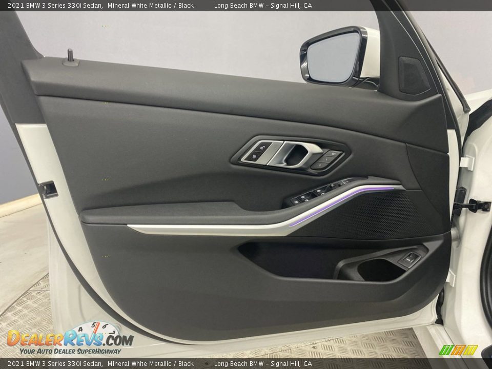 2021 BMW 3 Series 330i Sedan Mineral White Metallic / Black Photo #12