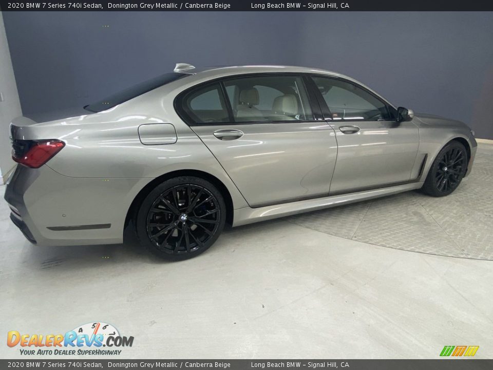 2020 BMW 7 Series 740i Sedan Donington Grey Metallic / Canberra Beige Photo #4