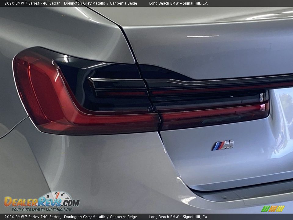 2020 BMW 7 Series 740i Sedan Donington Grey Metallic / Canberra Beige Photo #8