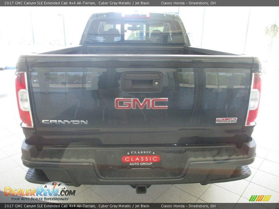 2017 GMC Canyon SLE Extended Cab 4x4 All-Terrain Cyber Gray Metallic / Jet Black Photo #8