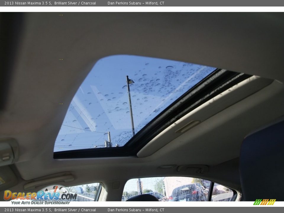 2013 Nissan Maxima 3.5 S Brilliant Silver / Charcoal Photo #11