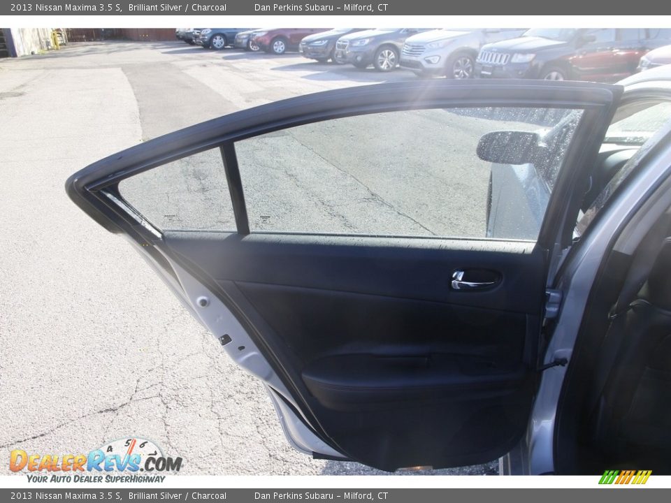 2013 Nissan Maxima 3.5 S Brilliant Silver / Charcoal Photo #12