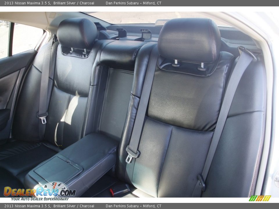 2013 Nissan Maxima 3.5 S Brilliant Silver / Charcoal Photo #13