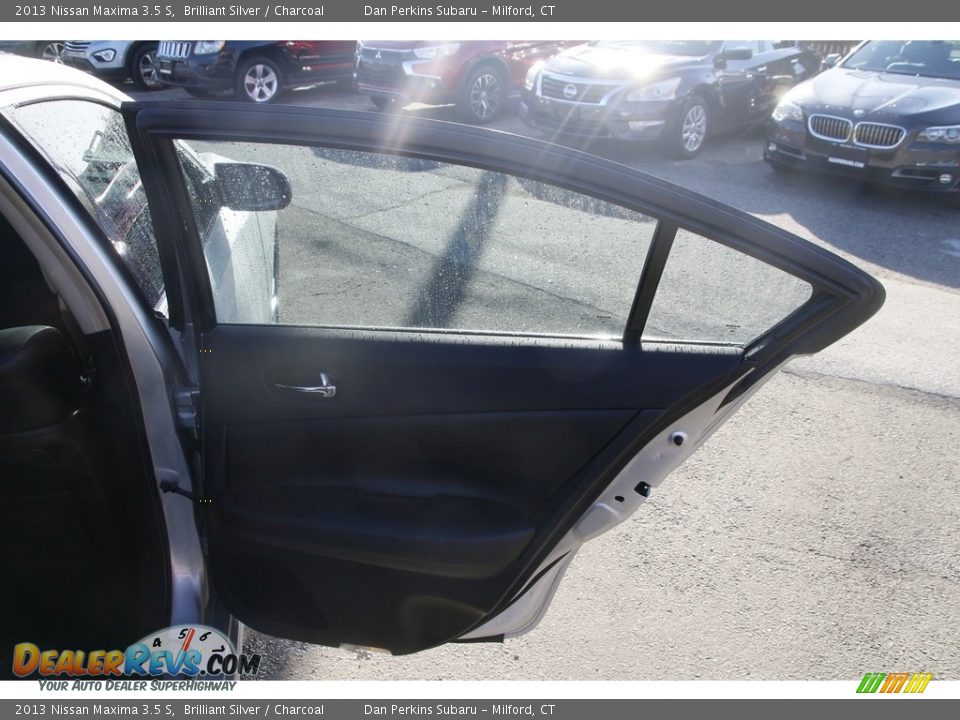 2013 Nissan Maxima 3.5 S Brilliant Silver / Charcoal Photo #14