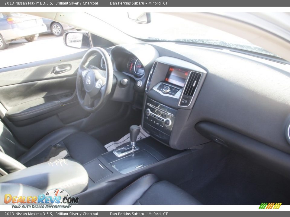 2013 Nissan Maxima 3.5 S Brilliant Silver / Charcoal Photo #15