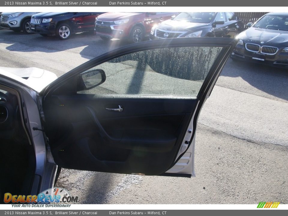 2013 Nissan Maxima 3.5 S Brilliant Silver / Charcoal Photo #16