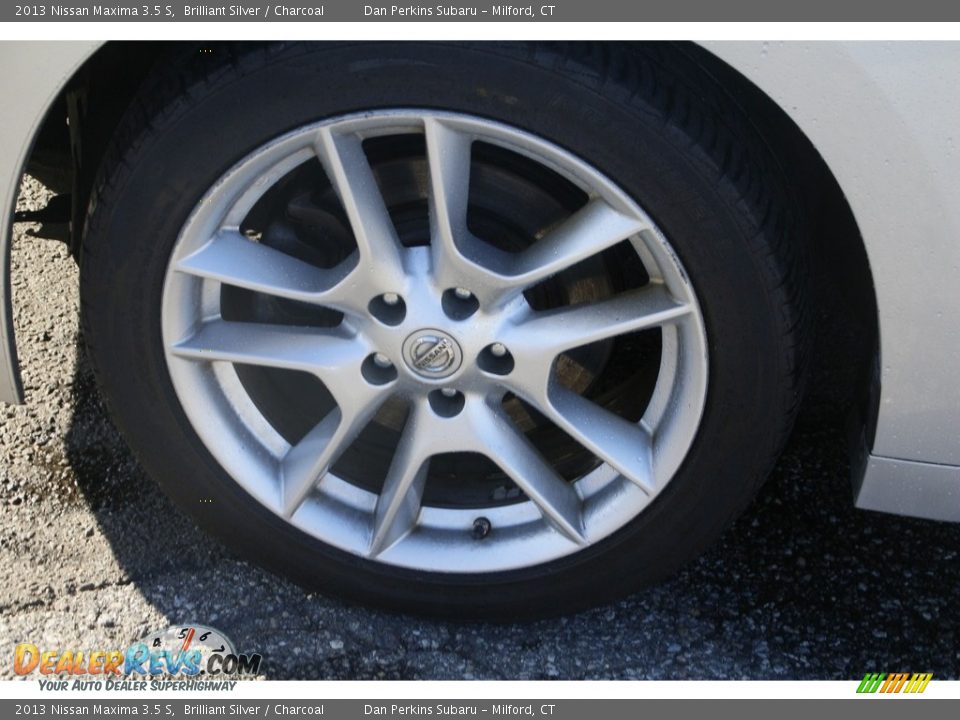 2013 Nissan Maxima 3.5 S Brilliant Silver / Charcoal Photo #20