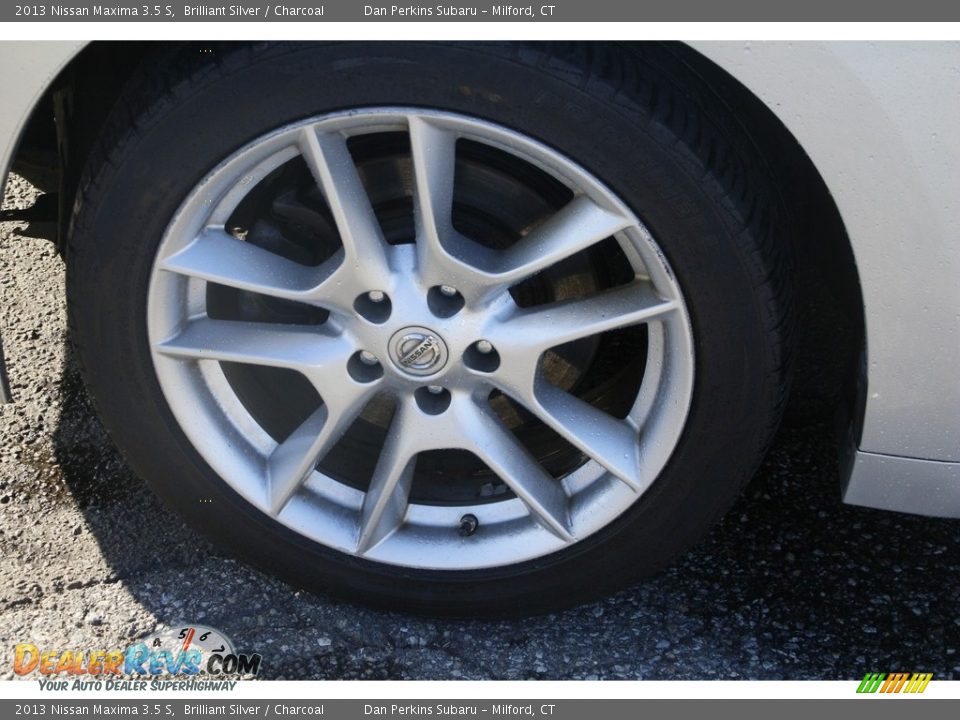 2013 Nissan Maxima 3.5 S Brilliant Silver / Charcoal Photo #21