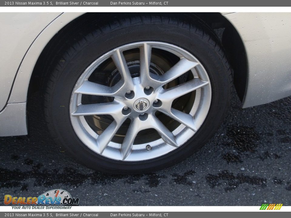 2013 Nissan Maxima 3.5 S Brilliant Silver / Charcoal Photo #22