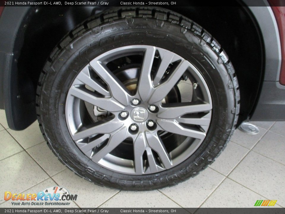 2021 Honda Passport EX-L AWD Deep Scarlet Pearl / Gray Photo #6