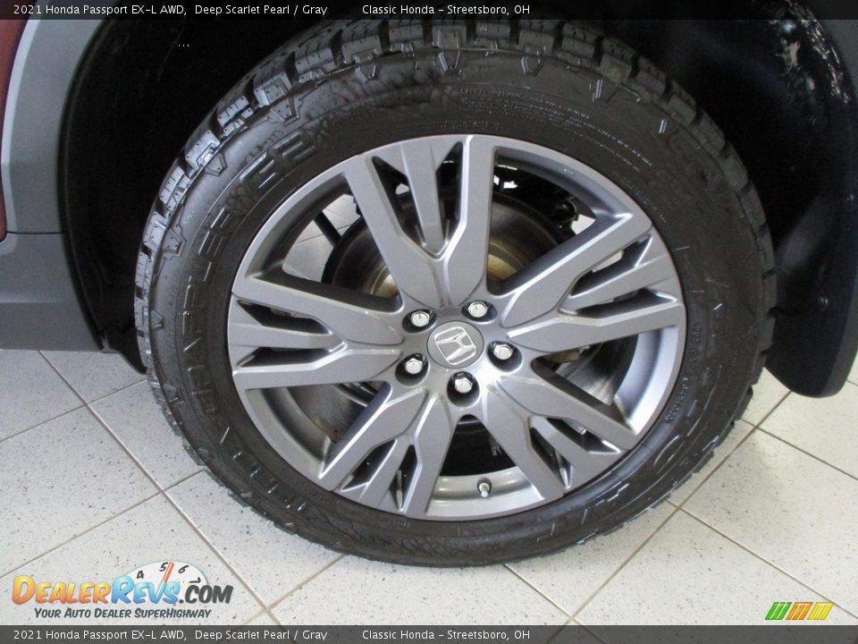 2021 Honda Passport EX-L AWD Deep Scarlet Pearl / Gray Photo #11