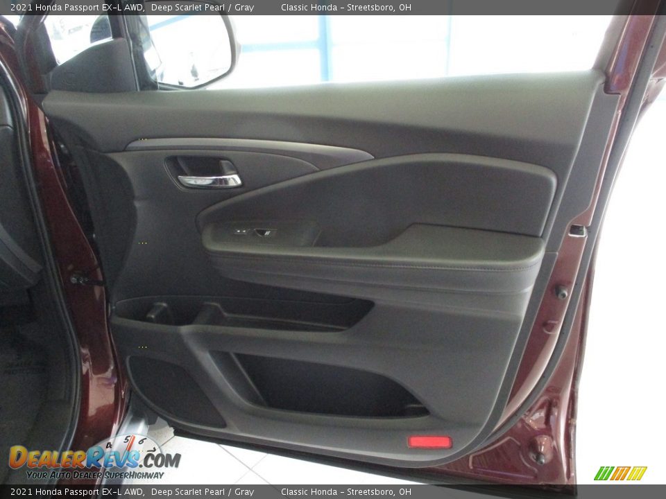 2021 Honda Passport EX-L AWD Deep Scarlet Pearl / Gray Photo #14