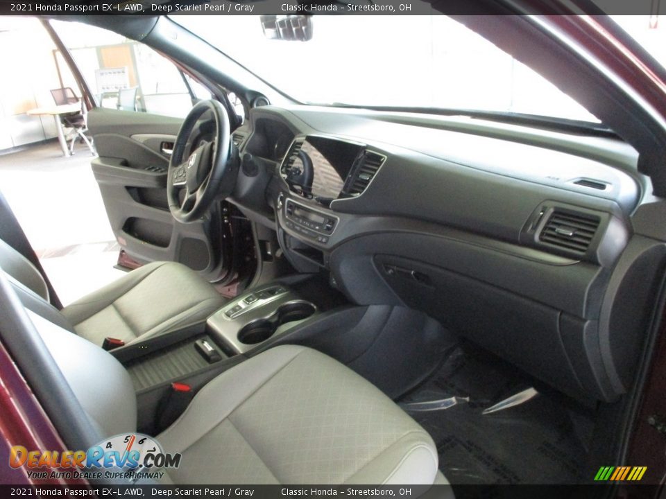 2021 Honda Passport EX-L AWD Deep Scarlet Pearl / Gray Photo #15