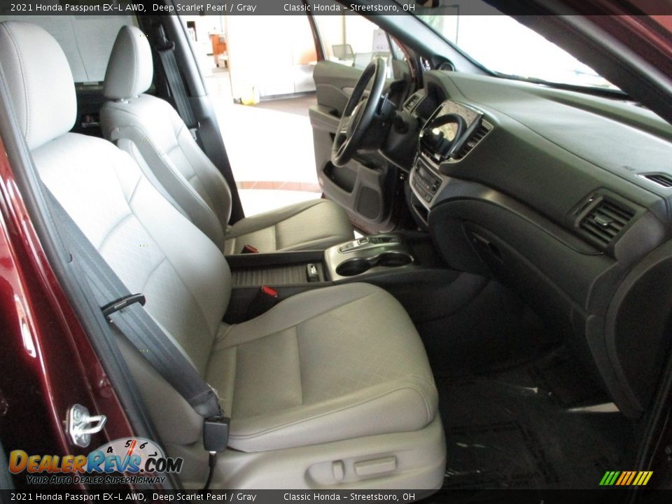 2021 Honda Passport EX-L AWD Deep Scarlet Pearl / Gray Photo #16
