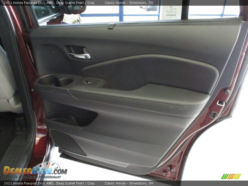 2021 Honda Passport EX-L AWD Deep Scarlet Pearl / Gray Photo #18