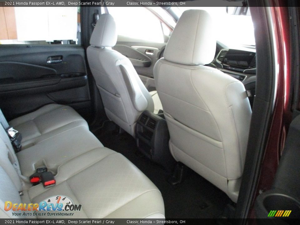 2021 Honda Passport EX-L AWD Deep Scarlet Pearl / Gray Photo #19