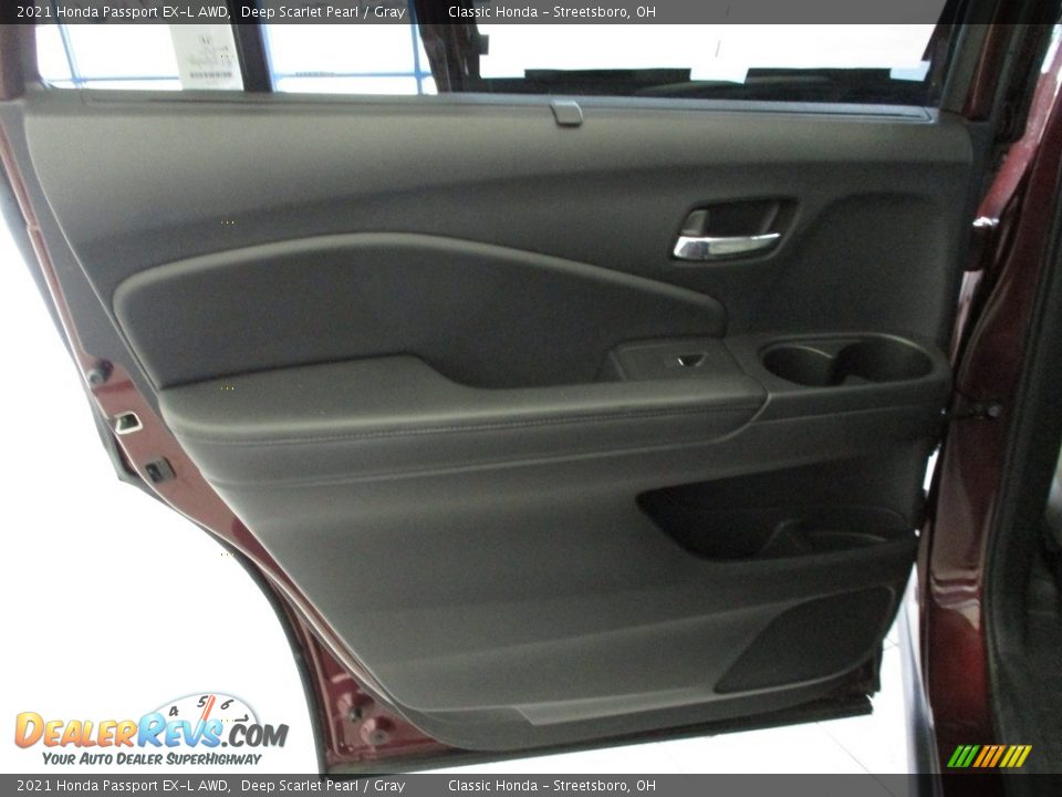 2021 Honda Passport EX-L AWD Deep Scarlet Pearl / Gray Photo #23