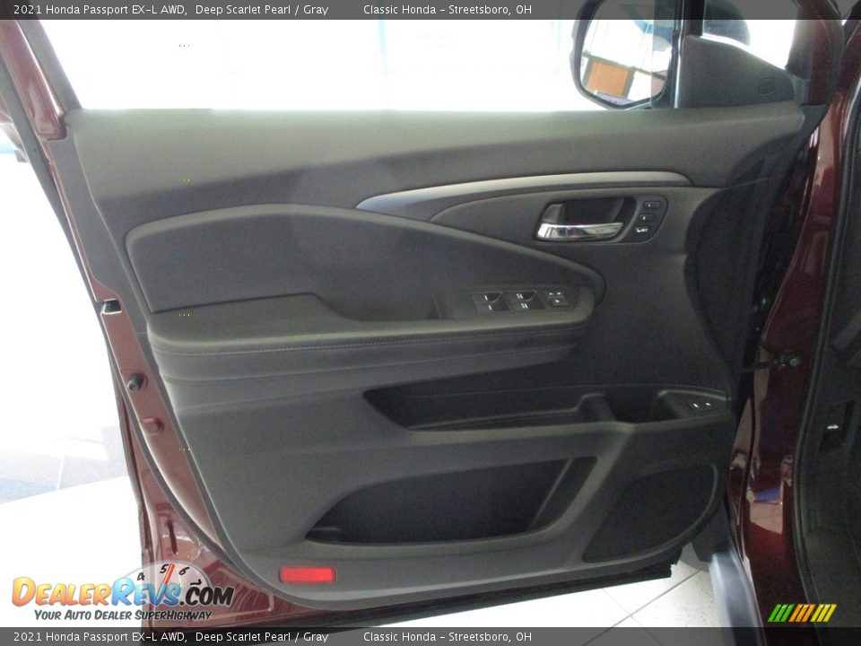 2021 Honda Passport EX-L AWD Deep Scarlet Pearl / Gray Photo #26