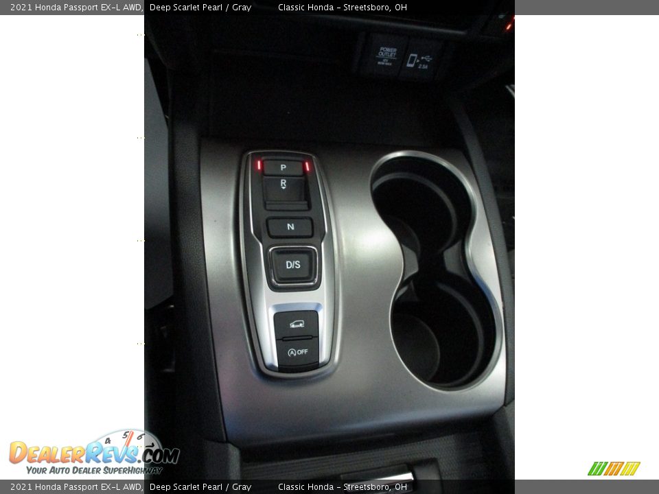 2021 Honda Passport EX-L AWD Deep Scarlet Pearl / Gray Photo #34