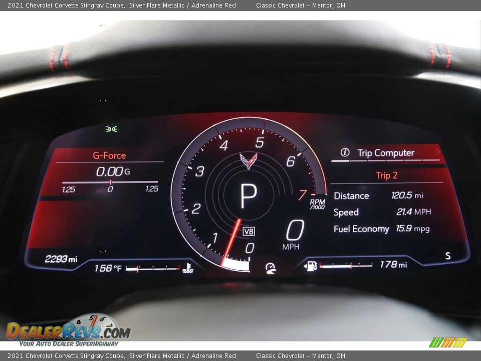 2021 Chevrolet Corvette Stingray Coupe Gauges Photo #8