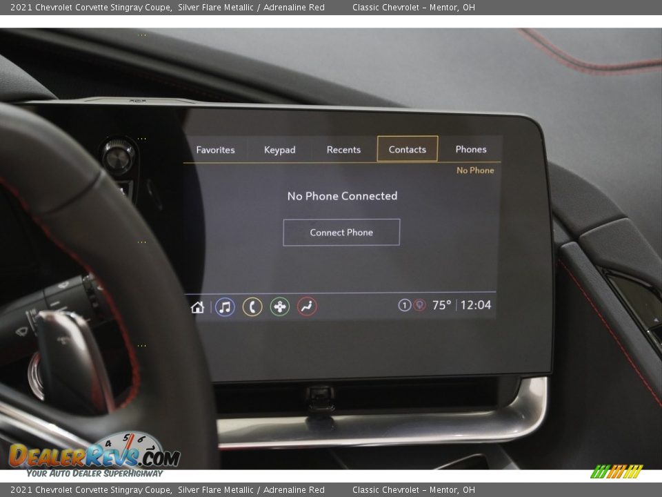 Controls of 2021 Chevrolet Corvette Stingray Coupe Photo #11